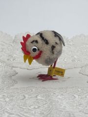 送料無料★シュタイフ★Woolen Hen 8cm オールID's完品★ぽんぽんヘン/めんどり/雌鳥/ニワトリ★ビンテージ★Steiff