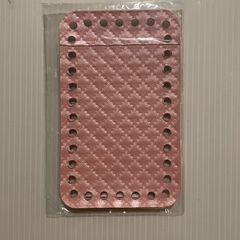 【編み物作品用底板】12.5cm×7.7cm34目カードホルダー用 nozomiさん製作 ロシアヤーン かぎ針編み ハンドメイド バッグ 糸 tシャツヤーン ズパゲッティ