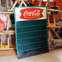 【Coca-Cola】60's Menu Board Sign 看板 / Vintage コカ・コーラ メニューボード ガレージ アメリカン雑貨