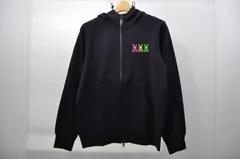 Psycho Bunny - coco 中古 サイコバニー Psycho Bunny レディース パーカー XS 紺 ネイビー 長袖ダブルジップ シンプル  小さい Psycho Bunny - coco 中古 サイコバニー Psycho Bunny