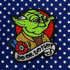 スターウォーズ ヨーダ アイロンワッペン タトゥー 海外 ヴィンテージ 古着のサムネイル