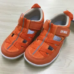 【新品】IFME(イフミー)　センターライン ロゴ ウォーターシューズ　オレンジ　18㎝　30-3415