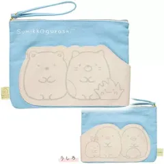 【中古】バッグ(キャラクター) 集合 ポケットフラットポーチ 「すみっコぐらし」
