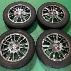 中古スタッドレス アフロディーテ 14インチ 4.5j +43 PCD100 トーヨー GIZ 155/65R14 2022年 N-BOX N-WGN スペーシア