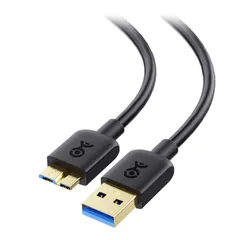 Cable Matters 5Gbps マイクロUSB 3.0 ケーブル - 0.9m、Micro USB 3.0ケーブル、USBA - Micro B 3.0 HDD/SSD外付けドライブ対応、ブラック