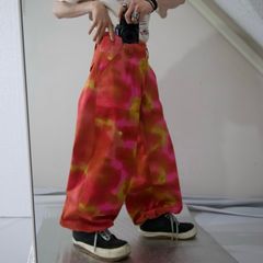 USED TieDye Camouflage Knickerbockers タイダイ 染め 迷彩 ニッカポッカ