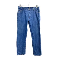 Wrangler カウボーイ ロングパンツ W38 ラングラー ビッグサイズ インディゴ コットン 古着卸 アメリカ仕入 2501-918