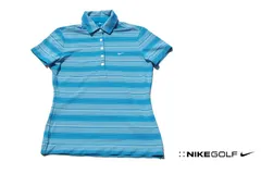 【中古】ナイキ　ゴルフ｜Nike｜半袖ポロシャツ｜フィットドライ｜レディースゴルフウェア｜M