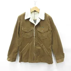 ハンティングワールド HUNTING WORLD ラングラー WRANGLER 50周年 ジャケット ブルゾン ランチジャケット 裏ボア コーデュロイ ブラウン 茶 白 XLのサムネイル