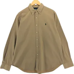 古着 ラルフローレン Ralph Lauren CLASSIC FIT 長袖 コットンシャツ メンズL相当/eaa521809