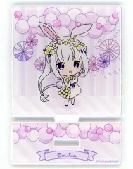 【中古】アクリルスタンド・アクリルパネル エミリア ミニアクリルスタンドフィギュア 「くじ引き堂 Re：ゼロから始める異世界生活 くじ みに! けもみみver.」 B-2賞