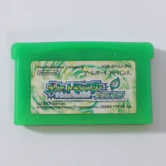 GBA　ゲームボーイアドバンス ポケットモンスター リーフグリーン　箱付 GBA ポケットモンスター リーフグリーン 緑 ソフトのみ - メルカリ