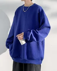 トレーナー 秋服 メンズ 大きい サイズ ビッグ シルエット パーカー 長袖 Ｔシャツ ゆったり 無地 シンプル スポーツ スポーツウェア プルオーバー 人気 ストリート 柔らかい肌触り シンプル オシャレ jigw02