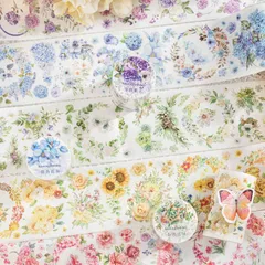 MT283 花 フラワー 和紙 コラージュ 素材 マスキングテープ マステ コラージュ シール コラージュシール コラージュ素材 紙もの 手帳 日記 ジャンクジャーナル 海外 紙モノ 紙物