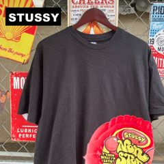 STUSSY ステューシー メキシコ製 バブルガム風 NON STOP グラフィック Tシャツ XLサイズ ブラック 黒 10689