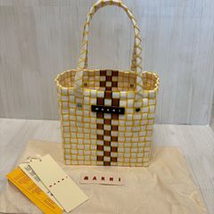 MARNI マルニ BOX BASKET かごバッグ イエロー タグ付き - メルカリ