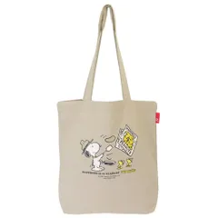 スヌーピー トートバッグ IP.トール.Peanuts-0T コットン生地トート Beige ピーナッツ ルートート 手提げかばん キャラクター グッズ 