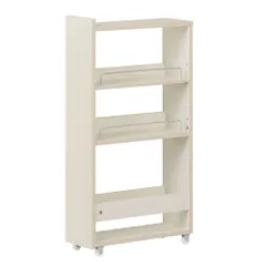 【公式】隙間収納 16cm 18cm 20cm キッチンラック キッチン 収納 ストッカー スリム 隙間ラック 冷蔵庫横 アイリスオーヤマ ロータイプ KSRｰL *のサムネイル