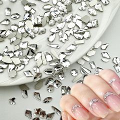 小さい 立体 約200個セット 異形 ミックスサイズ ネイルパーツ キラキラ クリスタル ネイルストーン ネイルアート ネイル ラインストーン DIY LIKENNY デコパーツ
