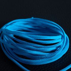 スエード調紐 幅2.6mm 厚1.5mm 5メートル入り JPC0113ライトブルー