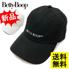 キャップ 帽子 メンズ レディース ベティちゃん ベティブープ BETTY BOOP cap ロゴ LOGO カーブキャップ アジャスタブル 6パネル コットン 綿 フリー