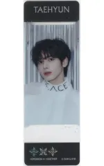 【中古】ブックカバー・栞 [単品] テヒョン(to B) クリアしおり 「TOMORROW X TOGETHER×ファミリーマート」 明治マカダミアチョコレート TOMORROW X TOGETHER 同梱品