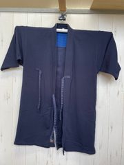 a606☆剣道防具☆ジャージ剣道着1.7号☆剣道屋☆紺一重☆身長150～155㎝くらいの方に☆
