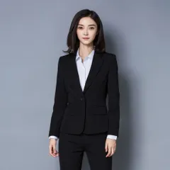 ☆ ワンボタン ☆ M ☆ スーツ レディース 2点セット パンツスーツ レディース セットアップ スーツ パンツ 上下セット レディーススーツ オフィス ビジネス フォーマル リクルート ジャケット かっこいい ズボン ボトムス ビジネススーツ セレモニー