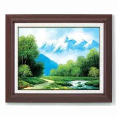 真作 肉筆油絵 工藤昭重 上高地大正池 10F 未使用(自然、風景画