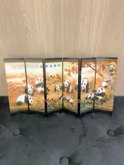 屏風 骨董品 Yahoo!オークション -「骨董品」(屏風、パーティション) (家具