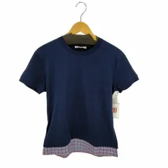 カルヴェン CARVEN シャツ切替 クルーネック半袖Tシャツ レディース import：S のサムネイル