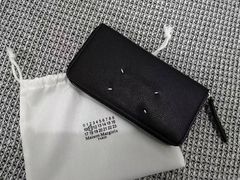 メゾンマルジェラ  Maison Margiela ジッパー財布  ブラック