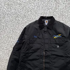 carhartt / 10s traditional coat カーハート　トラディショナルコート　ジャケット　撥水加工　ストリート　背面ビッグ刺繍デザイン　ヘビーアウター　アメカジ　ワークウェア　ストリート　ブラック　黒　メキシコ製