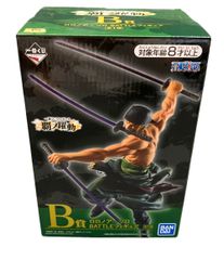 미품 ONE PIECE 이치 반 쿠지 패노 약동 B상 로로노아·조로 Battle 피규어 로로노아·조로 반다이