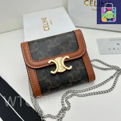 【今日特価】Celine セリーヌ トライウンフ シリーズ 取り外し可能なチェーン付きの多用途デザイン-WTO輸入2