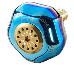 メガテック リブレ 10530 PT52BGL-1 ノブ単体PT52 シマノB用 ファイヤー+ゴールドC / ハンドルノブ 釣具