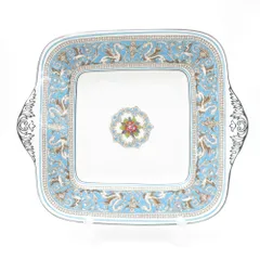 未使用ウェッジウッド フロレンティーン　ターコイズ　17.5cmケーキプレート ウェッジウッド WEDGWOOD FLORENTINE TURQOISE PLATE 17.5cm