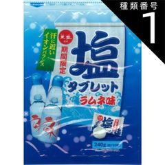 【2個】天塩 大容量 天塩の塩タブレット ラムネ味  240g 塩分補給 熱中症対策  スポーツ シェア 個包装 期間限定
