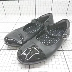 ◇ Θ バイオフィッター 子供用 キッズ 発表会 フォーマル ラウンドトゥフラットシューズ サイズ20 ブラック系 女の子 E  【1508200021560】