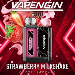 Vapengin Mini（ベイプエンジンミニ）Strawberry Milkshake（ストロベリーミルクシェイク）ベイプ 本体 持ち運びシーシャ vape 電子タバコ 爆煙