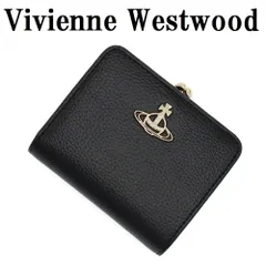 ヴィヴィアン ウエストウッド Vivienne Westwood 51010058U S000D N402 二つ折り 財布 カードケース がま口 小銭入れ レディース ブラック