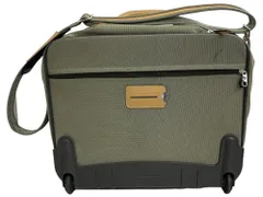 SAMSONITE (サムソナイト) キャリーケース 機内持ち込み ビジネスバッグ 収納力 ポケット多数 ポリアミド ポリエステル 中国製 カーキ×ベージュ メンズ/004