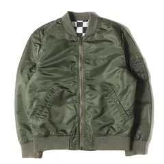 Supreme シュプリーム ジャケット サイズ:S 16SS リバーシブル チェッカー MA1ジャケット Reversible Checkered MA-1 オリーブ アウター ブルゾン ミリタリー ジャンパー 上着【メンズ】のサムネイル