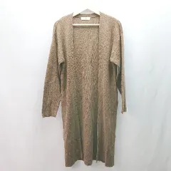 ◇ Sonny Label URBAN RESEARCH ロング丈 ガウン 長袖 カーディガン サイズfree ブラウン レディース E  【1307210015770】