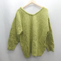 ◇ ⊇ LOWRYS FARM ローリーズファーム 長袖 ニット サイズF ライトグレー レディース E  【1503050016810】