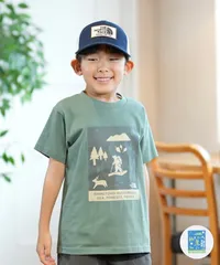 【ムラスポ公式】新品 THE NORTH FACE ザ・ノース・フェイス Tシャツ キッズ 半袖 UVカット ショートスリーブシレトコトコティー NTJ32534ST
