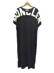 MONCLER モンクレール 20SS ABITO ロゴプリントワンピース ブラック Mのサムネイル