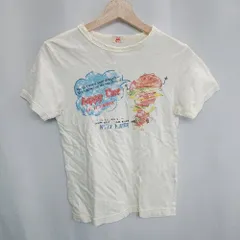 ◇ KRIFF MAYER イラスト ロゴプリント 半袖 Ｔシャツ サイズ1 アイボリー ブルー ブラウン レディース E  【1407020015288】