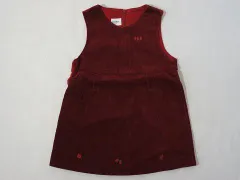 ファミリア familiar アウトレット 子供服 女の子 90cm ベビー服 ジャンパースカート 赤 秋 冬 ★3 冬服 ガールズ 女児 キッズ ベビー 【中古】 ユーズド リサイクル こども