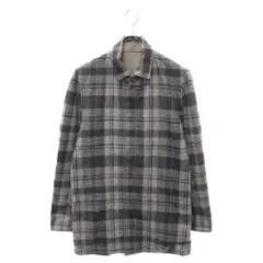 N.HOOLYWOOD (エヌハリウッド) リバーシブルジップアップ フランネルロングスリーブシャツ ジャケット グレーのサムネイル